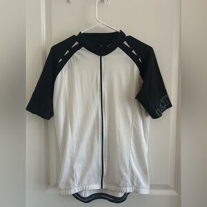 Black and White Cycling Jersey